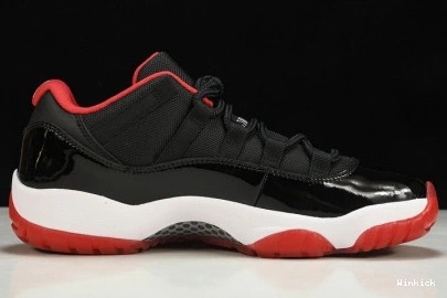 BLACK 528895-012 MENS AIR RED 11 RETRO JORDAN  LOW "BRED" 1111